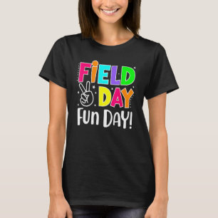 Field Day Fun Day Last Day Of School Teachers Stud T-Shirt