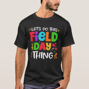 Field Day Fun Day School Rainbow Color Splash Kids T-Shirt