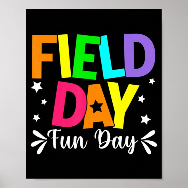 Field Day Fun Day School Trip Field Day Teacher Ki Poster (Front)