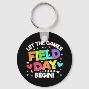 Field Day Let The Games Begin Kids Boys Girls Teac Keychain