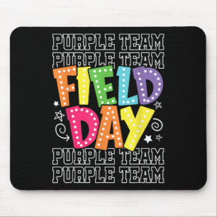 Field Day Purple Team Colour War Camp Team Game Co Mouse Pad
