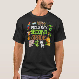 Field Day Second Grade Zoo Field Trip Shirt Teache