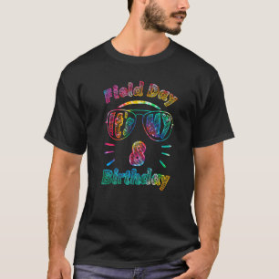 Field Day Teachers It's My 8th Birthday Kids Tie D T-Shirt
