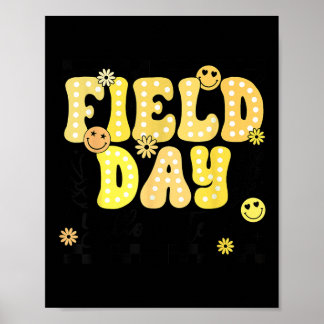 Field Day Yellow Team Field Trip Game Competition  Poster