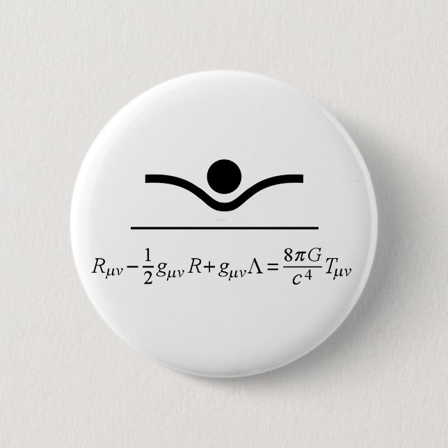 Field Equation 2 Inch Round Button (Front)