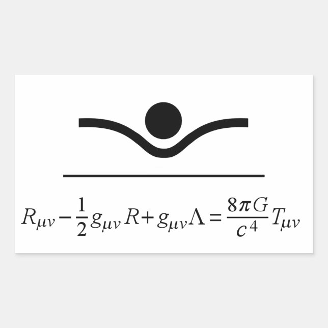 Field Equations Sticker (Front)