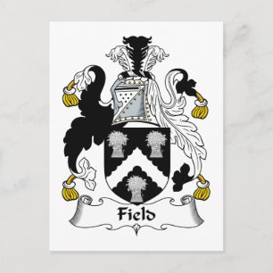 Field Family Crest Postcard