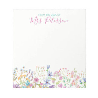 Field Floral Note Pads