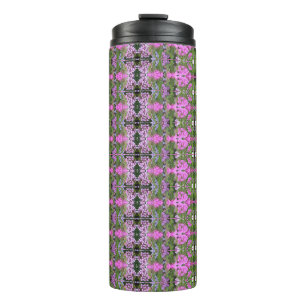 Field Flowers Ikat 8 Thermal Tumbler
