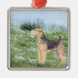 Field Flowers Metal Ornament