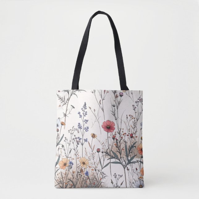Field flowers tote bag (Front)