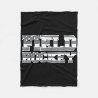 Field Hockey _12 Fleece Blanket