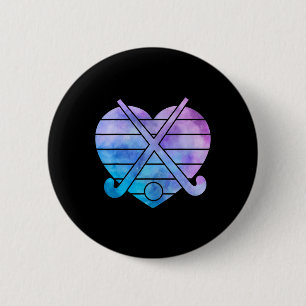 Field Hockey 2 Inch Round Button