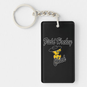 Field Hockey Chick #4 Keychain