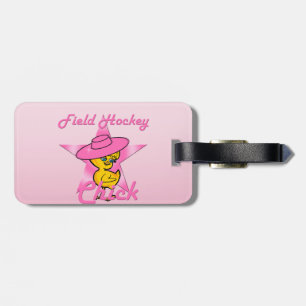 Field Hockey Chick #8 Luggage Tag