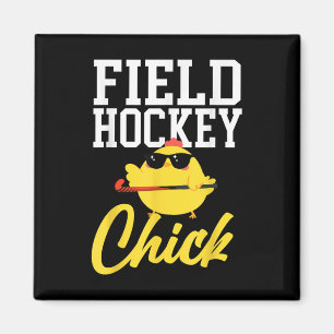 Field Hockey Chicken Field Hockey Chick _1  Magnet