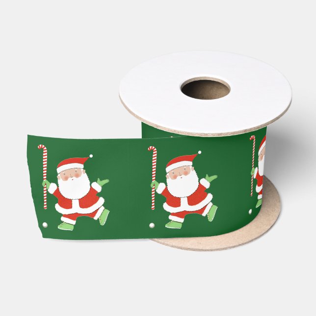 Field hockey Christmas Satin Ribbon (Spool)