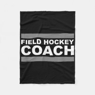 Field Hockey Coach  Fleece Blanket
