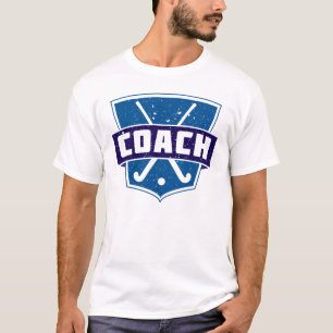 Field Hockey Coach Name & Number Print Tee