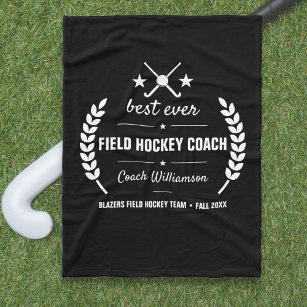 Field Hockey Coach Team Thank You Gift Custom Fleece Blanket