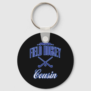 Field Hockey Cousin Keychain