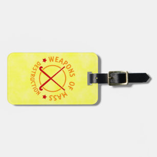 Field Hockey Customizable Luggage Tag Template
