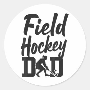 Field Hockey Dad Field Hockey Dad _2  Classic Round Sticker