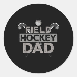 Field Hockey Dad Field Hockey Dad Classic Round Sticker