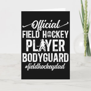 Field Hockey Dad Funny Dad Of A Field Hockey Playe Card