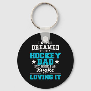 Field Hockey Dad - Funny Field Hockey Player Hocke Keychain
