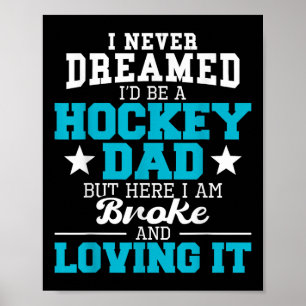 Field Hockey Dad - Funny Field Hockey Player Hocke Poster