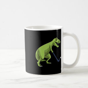 Field Hockey Dinosaur T-rex Player Men Women Teens Coffee Mug