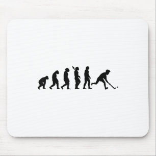 Field Hockey Evolultion Hockey Player Hockey Team Mouse Pad