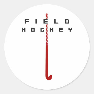 Field Hockey Field Hockey _5  Classic Round Sticker