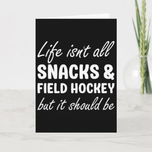 Field Hockey For Women Or Men Field Hockey Player Card