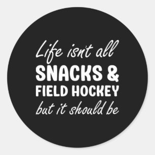 Field Hockey For Women Or Men Field Hockey Player Classic Round Sticker