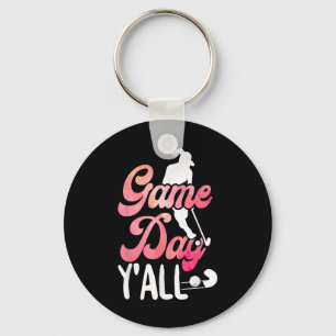 Field Hockey Game Day Y'all _1 Keychain