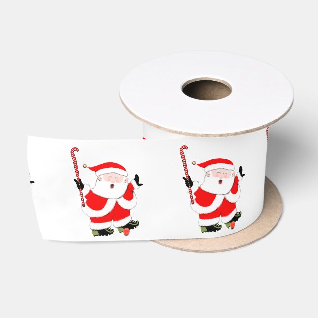 Field Hockey Gifts Satin Ribbon (Spool)