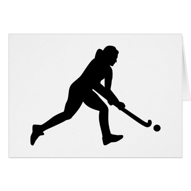 Field hockey girl (Front Horizontal)