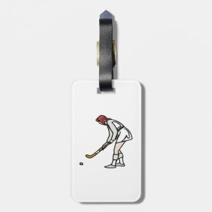 Field Hockey Girl Player 3 Luggage Tag