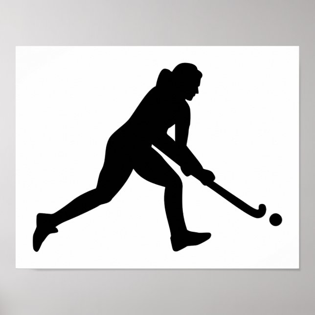 Field hockey girl poster (Front)