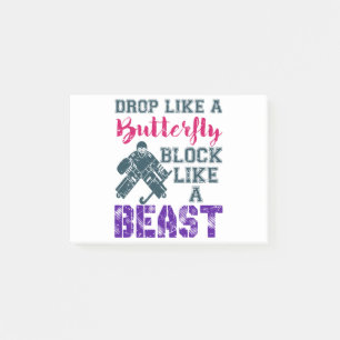 Field Hockey Goalie Block Like A Beast Post-it Notes