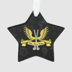 Field Hockey Goalie Christmas Ornament
