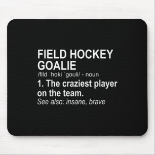 Field Hockey Goalie Definition Mouse Pad