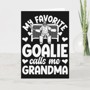 Field Hockey Goalie Grandma Field Hockey Goalkeepe Card