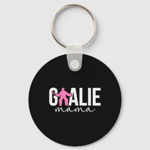 Field Hockey Goalie Mama Of A Field Hockey Keeper Keychain