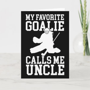 Field Hockey Goalie Uncle Field Hockey Goalkeeper  Card