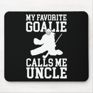 Field Hockey Goalie Uncle Field Hockey Goalkeeper Mouse Pad
