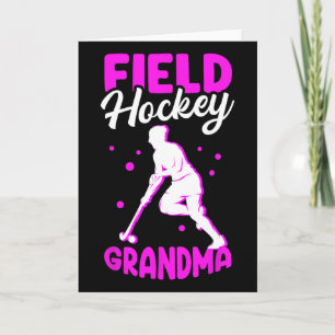 Field Hockey Grandma Player Field Hockey  Card