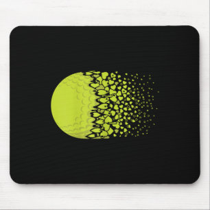 Field Hockey Graphic Women Girl Hockey Heart Field Mouse Pad